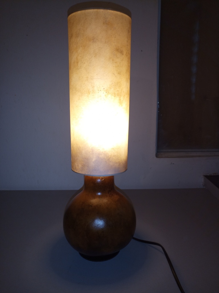 Lampe calebasse poire