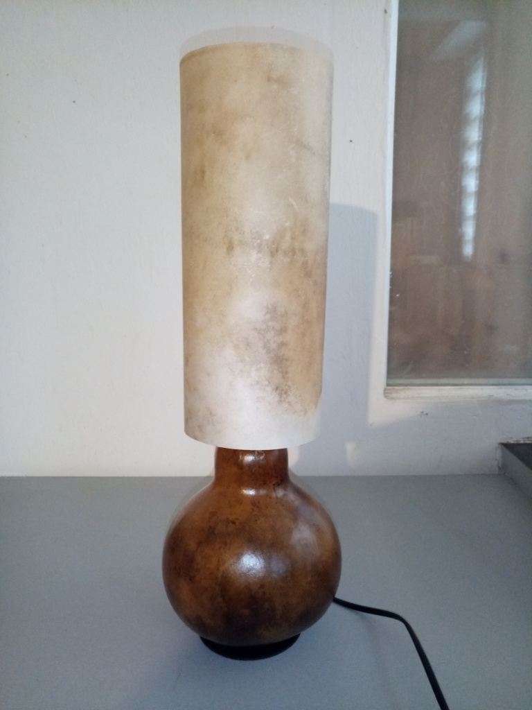 Lampe calebasse poire