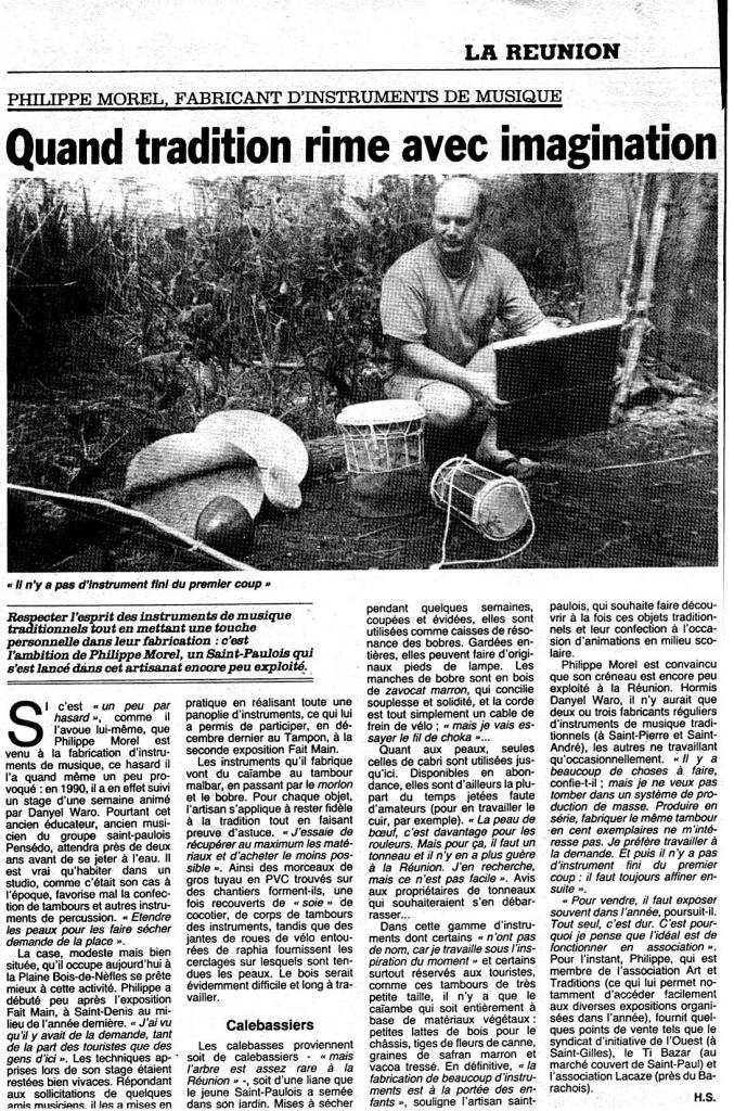 Interview st paul le QUOTIDIEN 1992