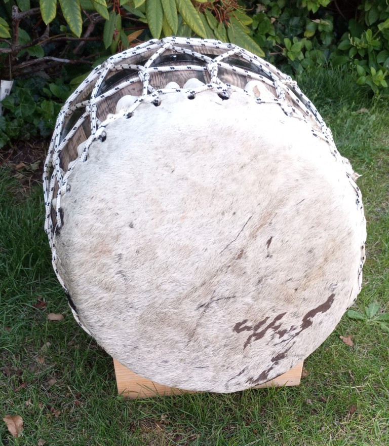 Rouler moyen 37 cm peau boeuf poils 4