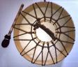 Tambour chaman bouleau 37 cerf dos