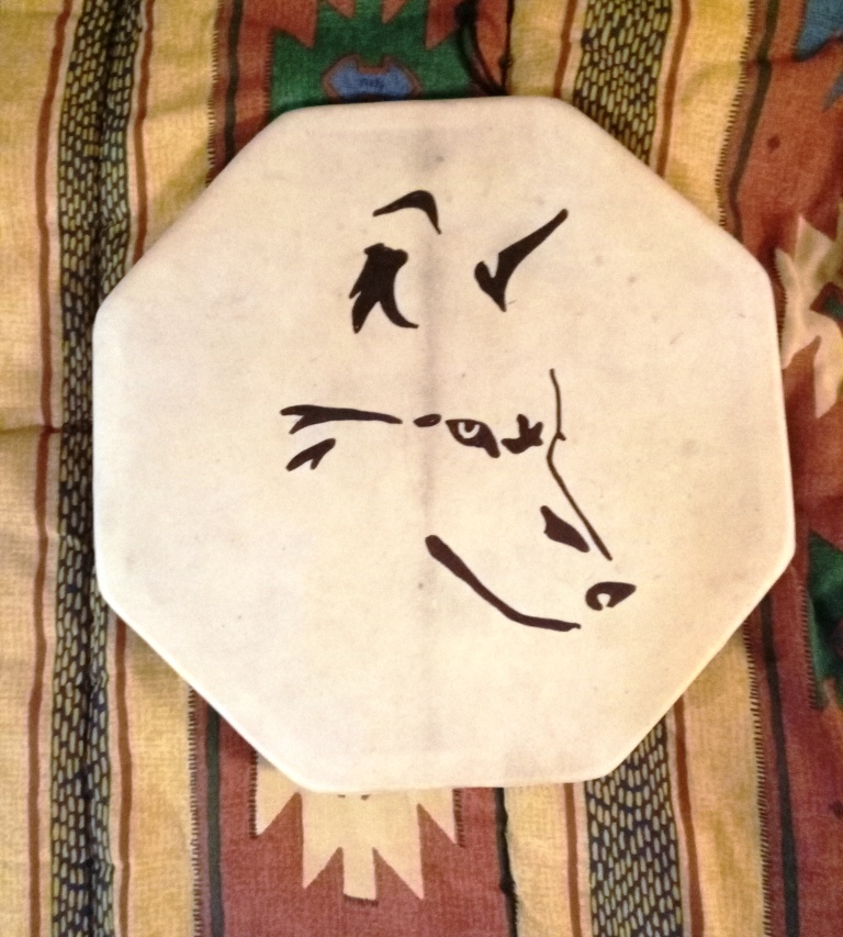 Tambour chaman loup 1